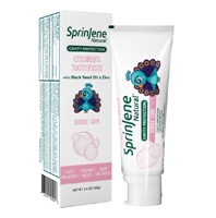 Sprinjene Natural Kids Toothpaste Cavity Protection Flouride Bubblegum