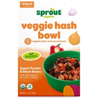 Sprout Organic Baby Food 12+ Months Breakfast Bowl Veggie Hash Sweet Potato & Black Beans