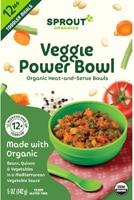 Sprout Organic Baby Food 12+ Months Power Bowl Veggie