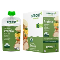 Sprout Organic Baby Food Protein 8+ Months Creamy Vegtables & Chicken