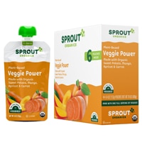 Sprout Organic Baby Food Veggie Power 12+ Months Sweet Potato Mango Apricot & Carrot