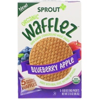 Sprout Organic Baby Food Wafflez Blueberry Apple