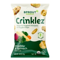 Sprout Organics Crinklez Cheddar & Spinach