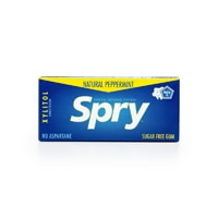 Spry Dental Defense Sugar-Free Gum with Xylitol Natural Peppermint