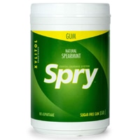 Spry Dental Defense Sugar-Free Gum with Xylitol Natural Spearmint