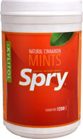 Spry Dental Defense Sugar-Free Mints Natural Cinnamon