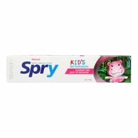 Spry Kids Gel Toothpaste Fluoride Free Bubblegum