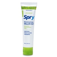 Spry Moisturizing Mouth Gel with Xylitol for Dry Mouth Spearmint