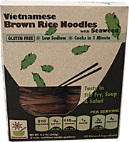 Star Anise Foods Vietnamese Brown Rice Noodles with Seaweed