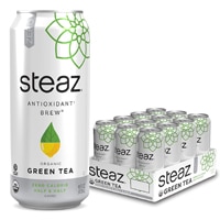 Steaz Green Tea Soda Zero Calorie Iced Green Tea Green Tea & Lemonade