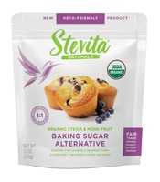 Stevita Naturals Organic Stevia & Monk Fruit Baking Sugar Alternative