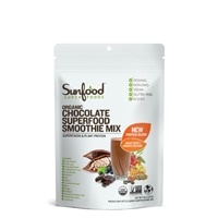 SunFood Organic Chocolate Superfood Smoothie Mix Gluten Free Chocolate