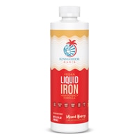 Sunwarrior Oasis Vegan Liquid Iron High Potency Mixed Berry