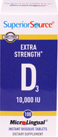 Superior Source Extra Strength Vitamin D3