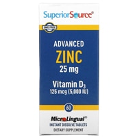 Superior Source Microlingual Advanced Zinc Instant Dissolve Tablets