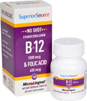 Superior Source No Shot B-12 & Folic Acid