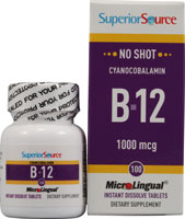 Superior Source No Shot B-12 Cyanocobalamin