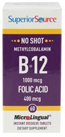 Superior Source No Shot B12 with Folic Acid