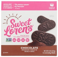 Sweet Loren's Breakfast Biscuit Non GMO Gluten Free Dairy Free Chocolate