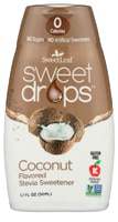 SweetLeaf Sweet Drops Flavored Stevia Sweetener Coconut