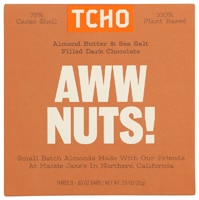 TCHO Chocolate - Bar Organic 100% Plant Based Aww Nuts