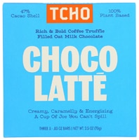 TCHO Chocolate - Bar Organic 100% Plant Based Choco Latte