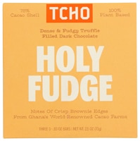 TCHO Chocolate - Bar Organic 100% Plant Based Holy Fudge