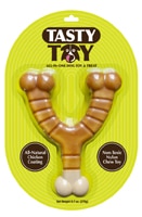 Tasty Toy Dog Chew Toy Nylon Wishbone Chicken