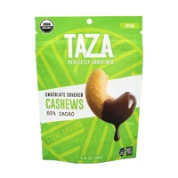 Taza Chocolate Cashews Dark Chocolate Covered