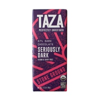 Taza Chocolate Seriously Dark Chocolate Bar 87%