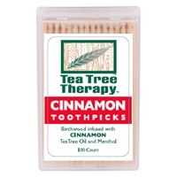 Tea Tree Therapy Toothpicks Cinnamon