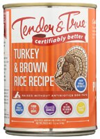 Tender & True Wet Dog Food Turkey & Brown Rice