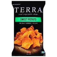 Terra Gluten Free No Salt Added Real Vegetable Chips Sweet Potato