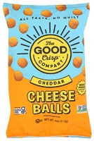 The Good Crisp Company Gluten Free Cheese Balls Cheddar