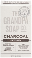 The Grandpa Soap Co Face and Body Bar Soap Charcoal Detoxify