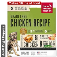 The Honest Kitchen Dehydrated Dog Food Makes 16 lbs Grain Free Chicken Recipe