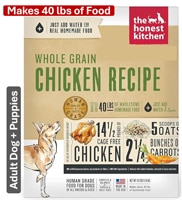 The Honest Kitchen Dehydrated Dog Food Makes 40 lbs Whole Grain Chicken Recipe