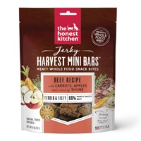 The Honest Kitchen Jerky Harvest Mini Bars Dog Treats Beef