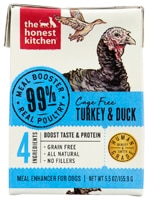 The Honest Kitchen Meal Booster 99% Real Poultry Cage Free Turkey & Duck