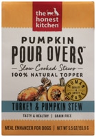 The Honest Kitchen Pumpkin Pour Overs Dog Food Topper Turkey & Pumpkin Stew