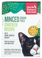 The Honest Kitchen Wet Cat Food Grain Free Minced Chicken in Bone Broth Gravy