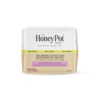 The Honey Pot 100% Organic Cotton Cover Incontinence Non-Herbal Daytime Pads