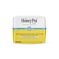 The Honey Pot 100% Organic Cotton Cover Pads Heavy Flow