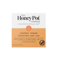 The Honey Pot Feminine Wipes Travel Size - Normal