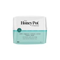 The Honey Pot Organic Top Sheet Super Non Herbal Menstrual Pads