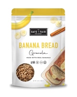 The Safe + Fair Food Company Gluten Free Non-GMO Top 9 Allergen Free Granola Banana Bread