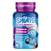 The Smurfs Kids Gummy Immune Defense Elderberry Zinc Vitamin C+D