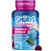 The Smurfs Kids Gummy Memory & Focus Phosphatidylserine + Vitamin B12