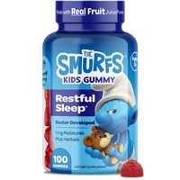 The Smurfs Kids Gummy Restful Sleep 1 mg Melatonin + Herbals