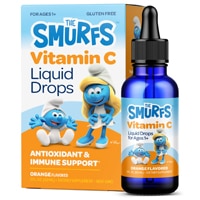 The Smurfs Kids Vitamin C Antioxidant Immune Support Liquid Drops Orange